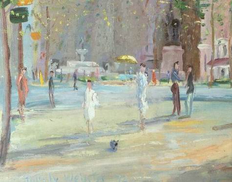 New York oil painting